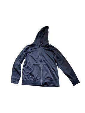 Nike Men's Therma-Fit Hoodie Jacket Sz M Black Full Zip Kangaroo Pocket Athletic